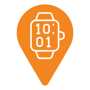 carepredict icon with watch